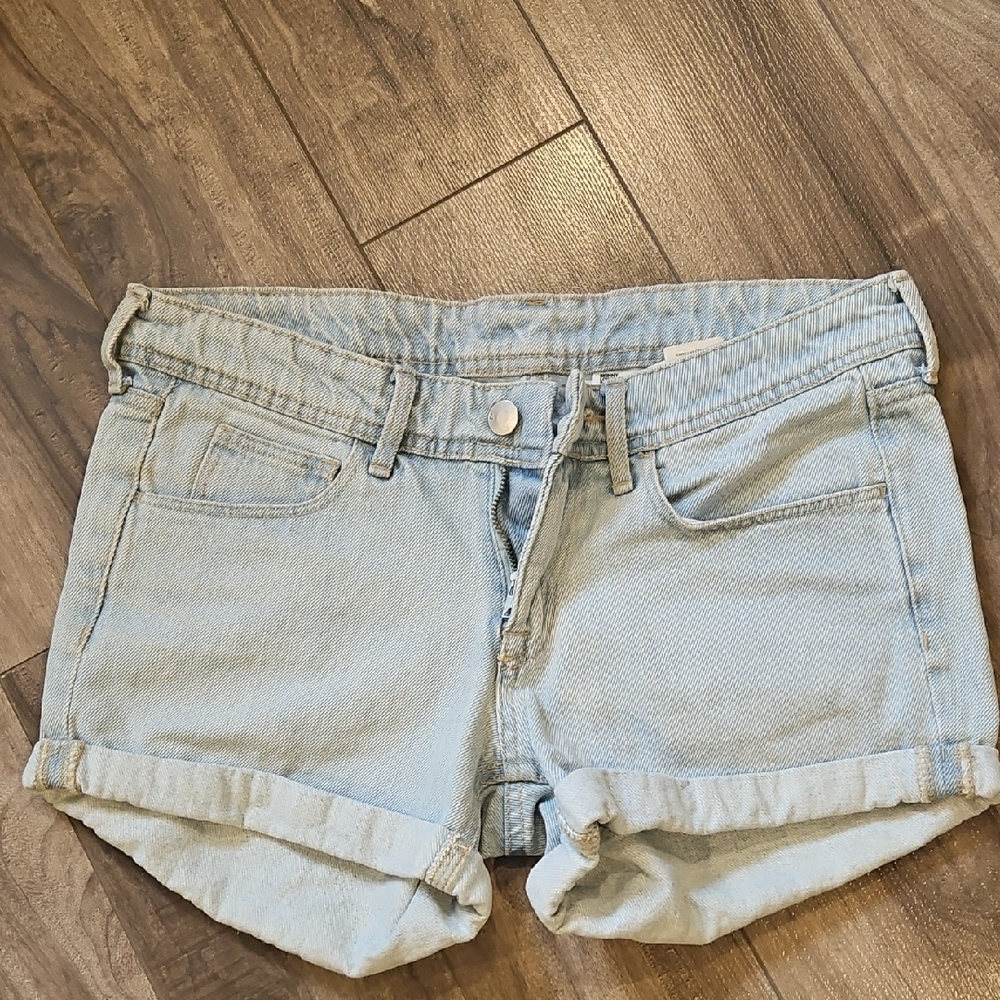 Light Blue Denim Women's Shorts